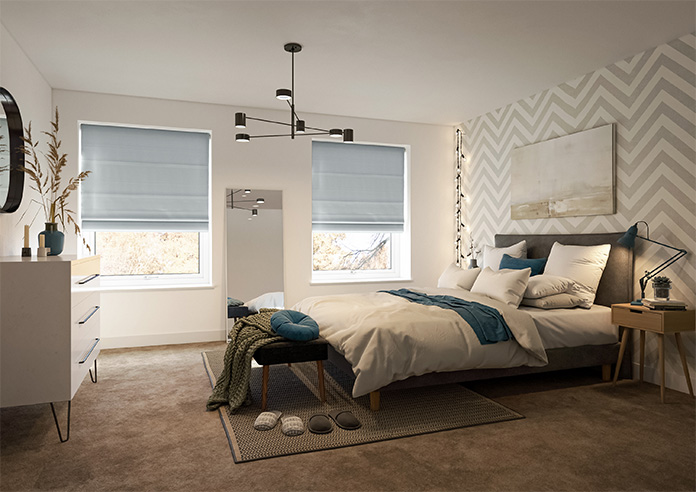 Saltaire, Castle Grey - Roman Blind - Image 6